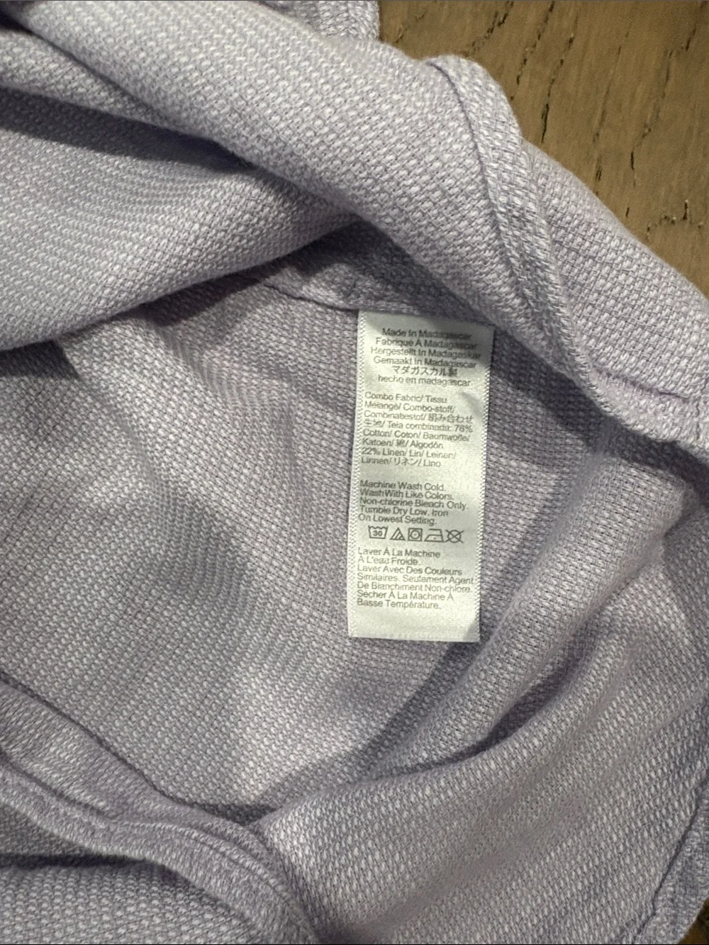 J. Crew Light Lavender Short-Sleeve Button-Down Shirt